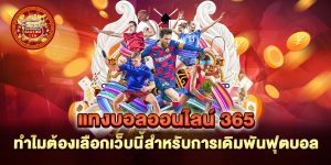แทงบอลออนไลน์-365-ทำไมต้องเลือกเว็บนี้สำหรับการเดิมพันฟุตบอล